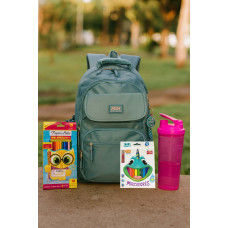 KIT MORRAL ESCOLAR AZUL CLARO