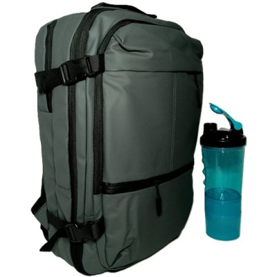 KIT MALETA VIAJERA GRIS