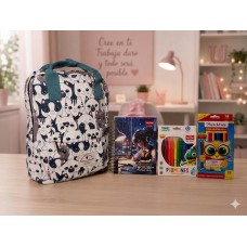 KIT MALETA CANVAS NIÑA