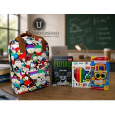 KIT MALETA CANVAS NIÑO