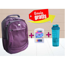 KIT MORRAL ESCOLAR MORADA