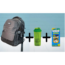 KIT MORRAL ESCOLAR GRIS