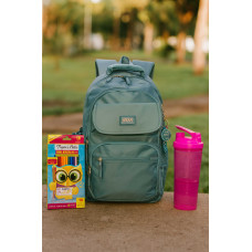 KIT MORRAL ESCOLAR AZUL CLARO