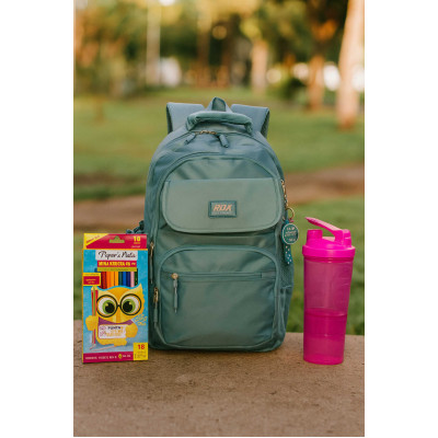 KIT MORRAL ESCOLAR AZUL CLARO